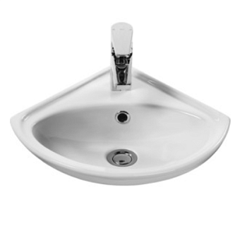 Умывальник (Сантек) "Ирис-36"  угловой с/о